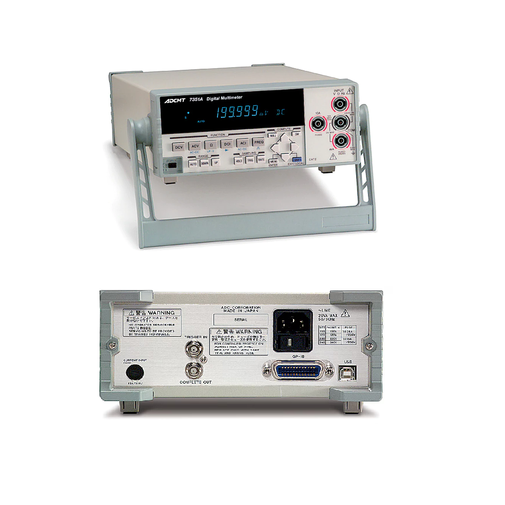 ADCMT 7351A 5.5桁 Digital Multimeter ADCMT 7351A 5½-digit digital multimeter (5½-digit, 1μV~1000V