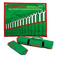 TOPTUL GAAA1402 Offset Long Combination Wrench Set (14 pcs)