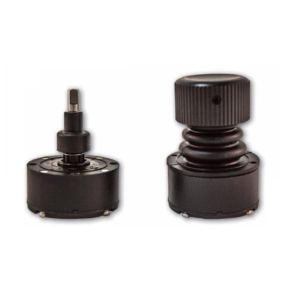 Joystick and navigation switch components for HMI control applications