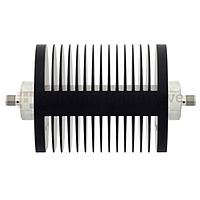 Fairview  SA18SFSF25W-06  6 dB Fixed Attenuator SMA Female To SMA Female Up To 18 GHz Rated To 25 Watts With Black Aluminum Heatsink Body