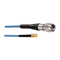 Johnson / Cinch Connectivity Solutions 415-0543-MM500 RF Test Cables SMP Female - 2.4mm Straight Plug, 40 GHz Test 0.047" Flexible Cable Assembly, 500mm, 19.7"