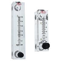 Dwyer VFA-23-SSV Acrylic Flowmeters for Gas/Liquid, 2" & 4" Scales, NIST Options (1/8 in, NPT Female)