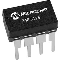 Microchip Technology 24FC128-I/P EEPROM 16kx8 - 2.5V HI-Spd
