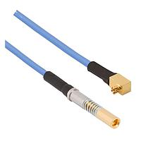 Amphenol SV Microwave FRSMPS-047-S16DSMPS-180 RF Cable Assemblies SMPS R/A F SMPS (Size 16) 18"Cable