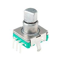 Same Sky (formerly CUI Devices) RIC11-22S10D5S-TH Incremental MECH, 20 PPR 20 DET, 5 Vdc, SW, 5 mm smth bush, D shaft, horizontal, TH