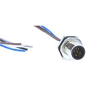 NorComp MPM12A05I12AF01 Sensor Cables / Actuator Cables M12 5P ML BRSS/NKL FRNT PG9 12 PIGTAIL