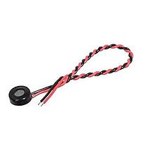 Same Sky (formerly CUI Devices) CMEJ-4618-38-L040 Microphones microphone, 4.6 mm, electret condenser, omnidirectional, 40mm Lead wire , 2 Vdc, 38 dB sensitivity