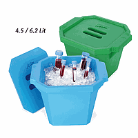 Azlon Az.IBB002P Ice Bucket PUR, with Lid, pale blue 4.5 Lit.