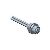 Amphenol LTW M12S-04PFFS-SH8C30 Sensor Cables / Actuator Cables M12 Circular Metric Connector, S Code, Metal, 12A, 04 pins, Female Connector, Female Contact, Hexagonal, Screw Thread, Solder, Receptacle With Cable/Wire, Length 300mm, IP68 / IP69K