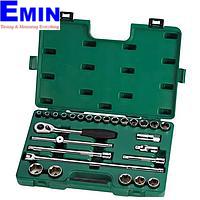 SATA 09135 27PC 1/2" DR 6PT METRIC SOCKET SET 