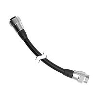 Banner Engineering MBCCL-506SS Sensor Cables / Actuator Cables Cordset: Double Ended 7/8 in; 5-pin Straight Female; 5-pin Straight Male; 2 m (6.56 ft) 5x18 Black PVC Jacket; TPV Black; Nickel-Plated Brass Coupling Nuts