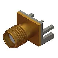 Amphenol SV Microwave 2985-6035-TD PCB Connectors SMA F Edge Launch Connector Tin Dipped