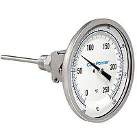 Cole parmer EW-90590-79 Adjustable-Angle Industrial Bimetal Thermometer (-20-120°C; 12”Stem; 5"Dial)