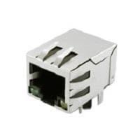 Pulse Electronics JXD0-0008NL Modular 1X1 TAB DOWN W/LED'S 100BASE-TX RJ45 1:1