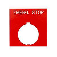 Eaton HT8LP76 Pushbutton Legend Plate JUMBO LEGEND, BLANK, WHITE/SILVER FIELD