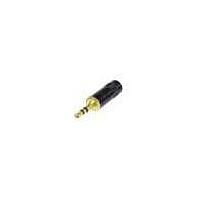 REAN NYS231BG Phone Connectors Plug 3.5mm stereo black/gold REAN