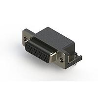 EDAC 634-026-263-041 D-Sub Connectors - Standard Density D SUB RECEPTACLE RA HD .350 FP