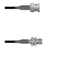 Amphenol Custom Cable Q-0L04I0008008i RF Cable Assemblies BNC-SP/TNC-SJB RG58 8I