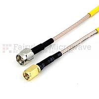 Fairview SCA71316 SMA Male to SSMA Male Cable RG-316 Coax and RoHS Compliant