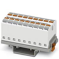 PHOENIX CONTACT 3273582 Push-In Distribution Block PTFIX 18X4-NS35 WH