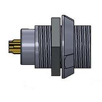 NorComp 8P1P002200GRB01 Connectors 1P 2P FML SLDR cup panel mnt - GREY