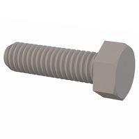 Essentra Components 50M035060J012 Cap Screw Hex Unslotted Bolt, M3.5 X .6 Thread, 12mm Lg