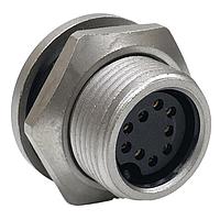 CONXALL SF4281-9SG-3ES Connector Assemblies Pnl Mnt 9 Fem Skts PC Tail Sld w/Epoxy