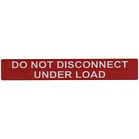 HellermannTyton 596-00244 Solar Label DO NOT DIS UNDER LOAD 50/RL