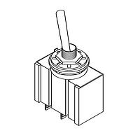Mountain Switch 10TC245 Toggle Switches SPDT (ON)-OFF-(ON) Standard Lever