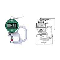 INSIZE 2871-10 Thickness Gage Digital