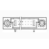AMP Connectors - TE Connectivity 5532428-6 Power to the Board .100 REC 2X035P R/A