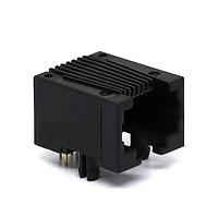 Kycon GMX-N-88 Modular 8P8C R/A PCB BLACK LOW PROFILE