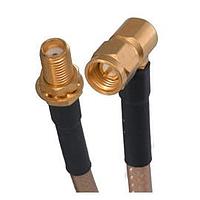 Johnson / Cinch Connectivity Solutions 415-0075-048 RF Cable Assemblies RA PLG-STR BLKHD JK RG-142 48"