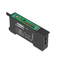 Banner Engineering D12SP6FPYQ Fiber Optic Sensors D12 Series: High Speed Plastic Fiber Optic; Range: Depends on Fiber; Input: 10-30 V dc; Output: Complementary PNP; 150 mm (6 in) M8 Pigtail QD