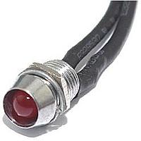Mallory Sonalert FL1M-6CW-2-R12V Indicators LED RED 6MM NUT 12VDC