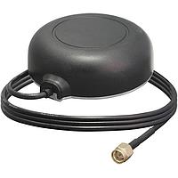Linx Technologies - TE Connectivity ANT-GNRM-L125A-5 Indoor Antennas Antenna GNSS L1L2L5 Ext Mag RG174 5M SMA