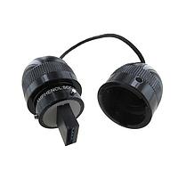 Amphenol Socapex USB3FKEY128B USB 3.0 ROK-Rugged Oval Key Black 128GB