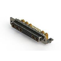 EDAC 630-17W5240-4T3 Mixed Contact D-Sub Connectors Right-angle Power Combo D-Sub Connector