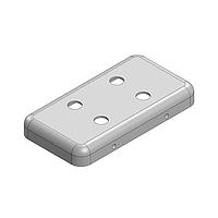Masach Tech MS220-30CP-NS EMI/RFI Shield Cover Perforated, Two-Piece 22.6 x 11.9 x 2.8mm Two-piece Drawn-Seamless RF Shield/EMI Shield COVER Perforated (Nickel-Silver)