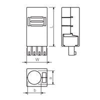 Weidmuller 1005370000 Terminal Block Tools & Accessories BCZ 3.81 AH12 BK BX