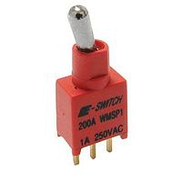 E-Switch 200AWMDP1T2A1M6RE Toggle Switches DPDT ON-ON R/A PC