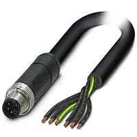 PHOENIX CONTACT 1414951 Sensor Cables / Actuator Cables 6POS Power Cable Black-Gray 1.5m