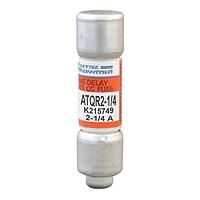 Mersen ATQR2-1/4 Power Fuses Fuse; Time-Delay; Class CC; 200kA I.R AC/100kA I.R DC; 600VAC/300VDC; 2.25A
