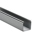 HellermannTyton 181-22008 Solid Wall Wiring Duct Solid Wall Wiring Duct, 2" x 2", Non-Adhesive, PVC, Gray, 120ft/Carton