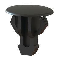 Essentra Components DLS-1 Catch Plate Door Latch Striker,Black,For DL-1