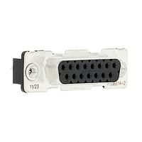 AMP Connectors - TE Connectivity 1-338314-2 Receptacle 15P HD20 REC ASSY