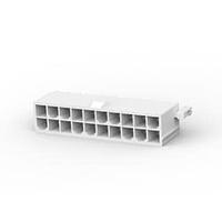 AMP Connectors - TE Connectivity 2-1586039-0 Shrouded VERT HDR W/PEGS 20P