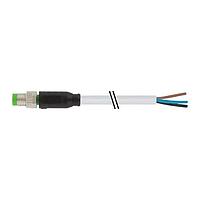 Murrelektronik 7000-08001-2100300 Connectors M8 male 0 with cable, PVC 3x0.25 gy UL/CSA 3m