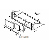 TEKTRONIX 2260B−RMK−EIA Bracket set