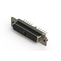 EDAC 628-21W1624-1T2 Mixed Contact D-Sub Connectors Vertical Combo Dsub